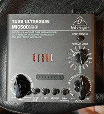 Behringer Ultragain MIC500 USB Tube Mic Preamp