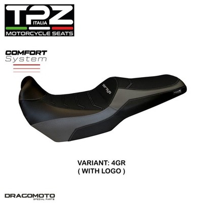 KAWASAKI VERSYS 1000 2011-2018 Saddle Covers KWV1LC-4GR-3 TPZ Grey COMFORT SYS...