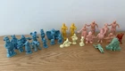 Marx Vintage Plastic Nursery Rhymes Fairytales Figurines Lot Of 27 Disney Mickey
