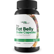 Pro Flat Belly Shake Capsules - Gut Cleanse to Help Reduce Bloating - Body Clean
