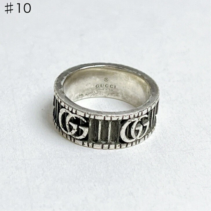 Bague Gucci GG Marmont en argent sterling 925 US5,25 bijoux de créateur