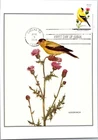 Dr Jim Stamps Maximum Card American Gold Finch Bird Forever Fdc Bifold