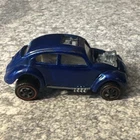 Vintage 1967 Hot Wheels Redlines Volkswagen Beetle Dark Blue Made In USA