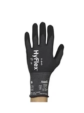 3 pair Ansell HyFlex 11-840 Foam Nitrile Gloves Size 10