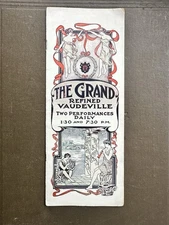 Antique 1900s ‘The Grand’ Vaudeville show Marie Dressler phamplet souvenir
