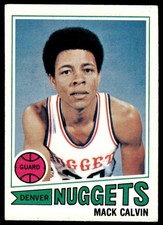 1977-78 Topps Mack Calvin Denver Nuggets #96