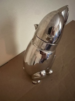 Silver Polar Bear Cocktail Shaker Restoration Hardware Stainless