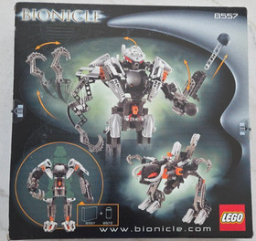 Vintage LEGO Bionicle 8557 Exo-Toa 2002 New Sealed Set 360 PCS Robot Action Figu