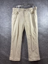 Vintage Levi's Action Jeans Men's 38x29 Khaki 90's Straight Leg Gold Tab USA