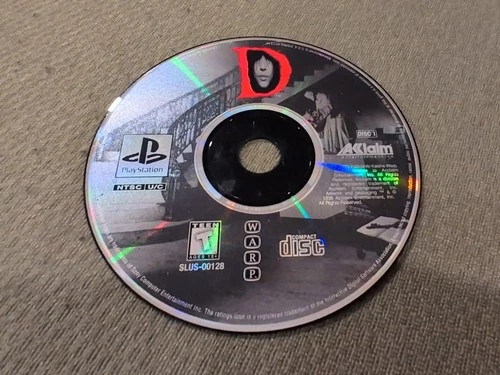 Sony PlayStation 1 PS1 D Game Disc 1 Only TESTED D 1996 Horror