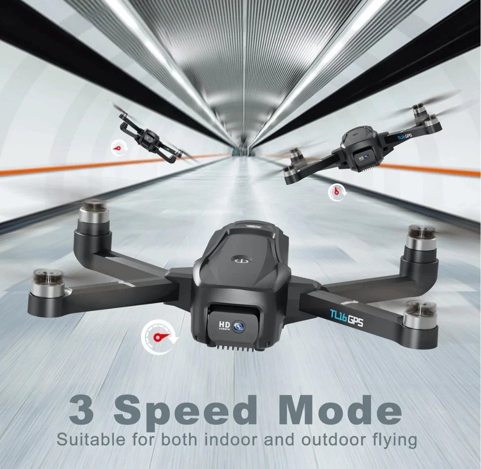 Toladrone TL 16 Drohne | 4K HD Kamera | Faltbarer RC Quadcopter | 360° Flips - Bild 4 von 4