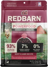 Redbarn Powerfood Air Dried Dog Food for Digestive Gut 2 Pound (Pack of 1) 
