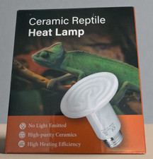 Ceramic Reptile Heat Lamp 100W No Light E26/E27 Heat Emitter