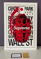 DEATH NYC Supreme Grenade Print Signed 2020 COA Pop Art Street Art
