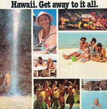 1978 United Airlines Advertisement Vintage Aviation Hawaii 747 Travel DWW12E