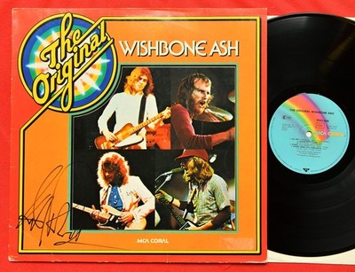 WHISHBONE ASH - The Original Wishbone Ash - LP  AUTOGRAMM SIGNED by Andy Powell