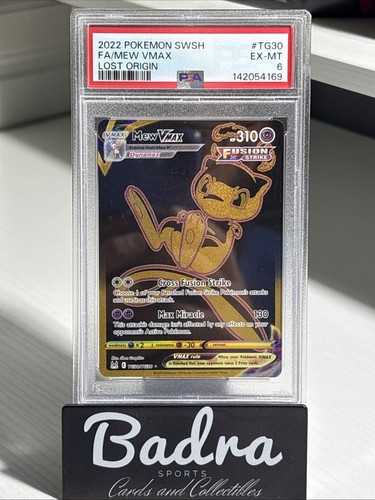 Mew VMAX graded PSA 6 for sale on eBay