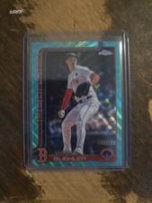 2025 Topps Chrome Update Series - Walker Buehler #USC55 Aqua Wave Refractor /199