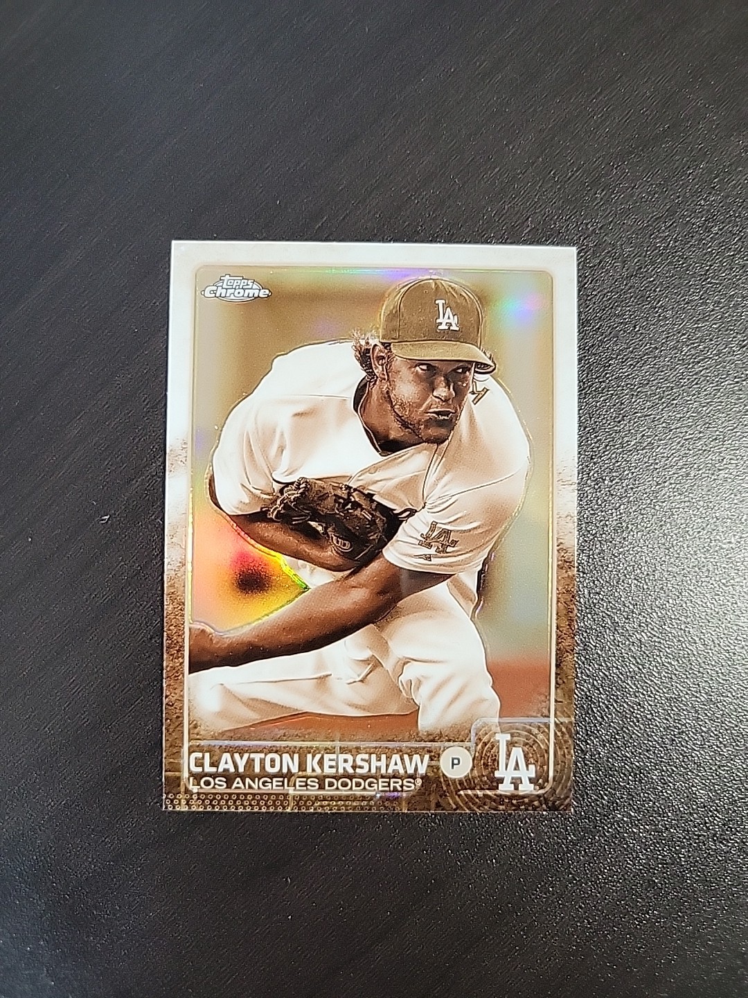 2015 Topps Chrome - Clayton Kershaw #55 Sepia Refractor