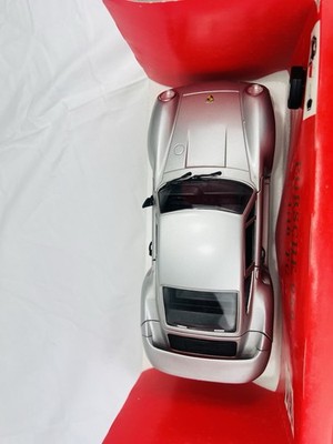 Tonka Polistil Porsche 959 SILVER 1/18- DIECAST MODEL CAR DAMAGED