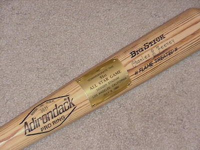 Charles Chub Feeney 1980 All Star Game Bat Dodgers