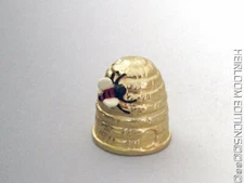 Golden Beehive Thimble