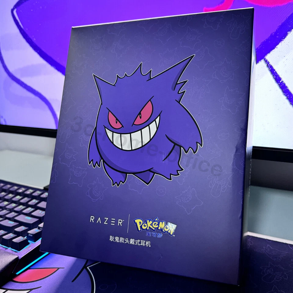 Razer x Pokémon Gengar Kraken V2 Wired Headset Kopfhörer Limited Edition