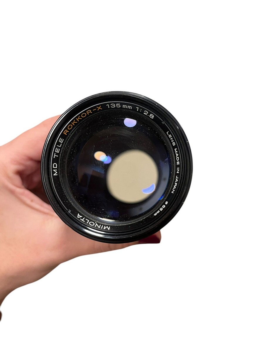 【極美品】ミノルタ MC TELE ROKKOR 135mm F2.8 504 EX+5 MINOLTA MC TELE ROKKOR PF 135mm F/2.8 Telephoto MF Lens
