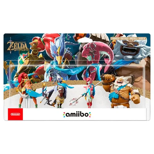 The Legend of Zelda Breath of the Wild Four Champions Pack Amiibo BRAND NEW