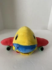 Buckle Toys Bolt The Airplane Plush Colorful Buckles Sensory Activity