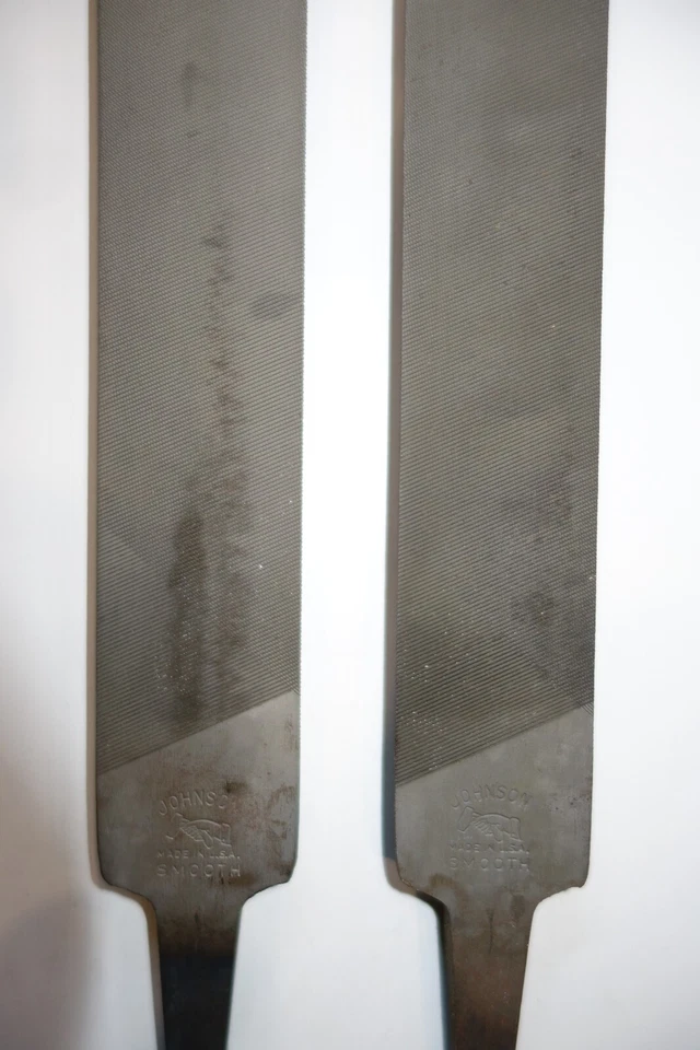 1 x Vintage Johnson Half Round Smooth Hand File LARGE 16" - Made In USA - Image 4 of 4