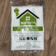 For KIRBY VACUUM BAGS 2 Pack UNIVERSAL F Style MICRON MAGIC Hepa White