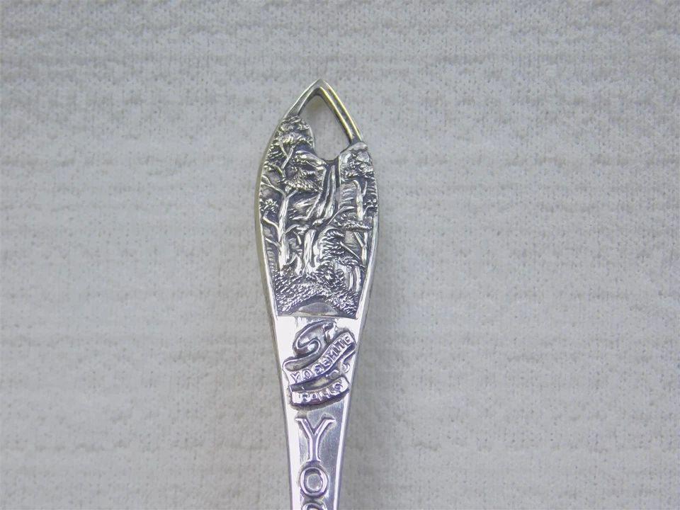 Ant Sterling Silver Yosemite Falls Souvenir Demitasse Spoon Bell Trading Post — 第 2/4 张图片