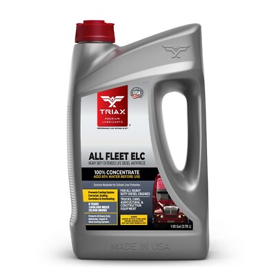 TRIAX All Fleet ELC Diesel Coolant & Antifreeze Concentrate (1 Gallon)