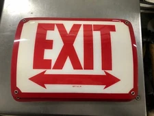 Emergency Exit Sign