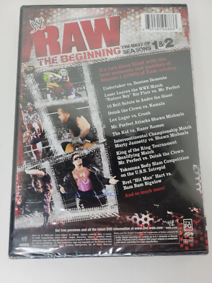 WWE Raw The Beginning Best of Seasons 1 & 2 Wrestling DVD 2 Disk
