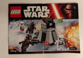 LEGO Star Wars: First Order Battle Pack (75132) 100% with Manual - no box