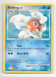 Seaking 7/12 Common DP Trainer Kit: Manaphy & Lucario