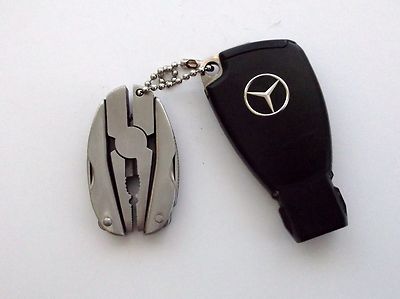 BBT Brand Boaters Stainless Steel Key Chain Multi Tool with Sheath