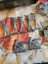 Lead Flat World War 1 Soldier Figure Lot. Vintage Toys 25 Pieces