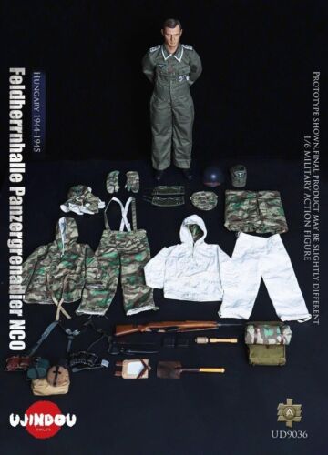 Ujindou Feldherrnhalle Panzergrenadier Unteroffizier Ungarn 44-45 Actionfigur UD-9036 - Bild 5 von 5