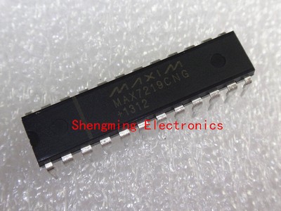 50PCS MAX7219CNG MAX7219 DIP-24 LED Display Driver IC #E2