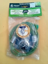 New Vintage NOS MASTER Lock Padlock 1500D - Bicycle Lock Chain Cable Bike Set