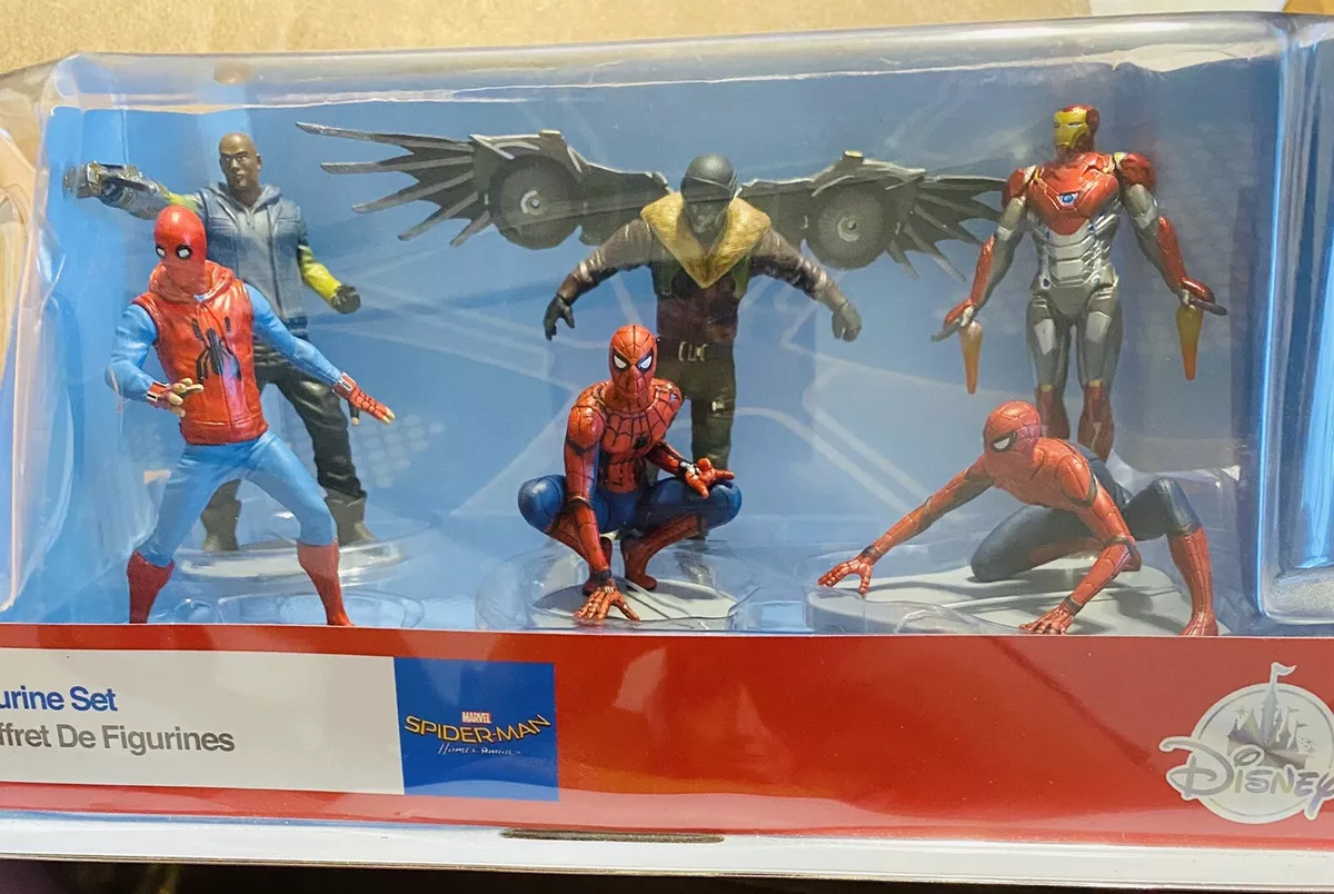 Spiderman figurine deals set