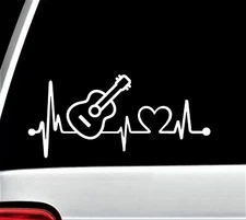 Acoustic Guitar Decal Sticker K1068