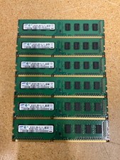 Lot of 6 Samsung 2GB Memory RAM M378B5773DH0CH9