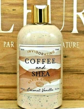 SKIN FAME Home & Body Company Coffee & Shea Scrub Cream in Vanilla Coconut 