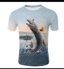 Tie Dye Mens Unisex T-Shirt Blank Tye Dyed Tee Spiral ocean Short Sleeve size XL