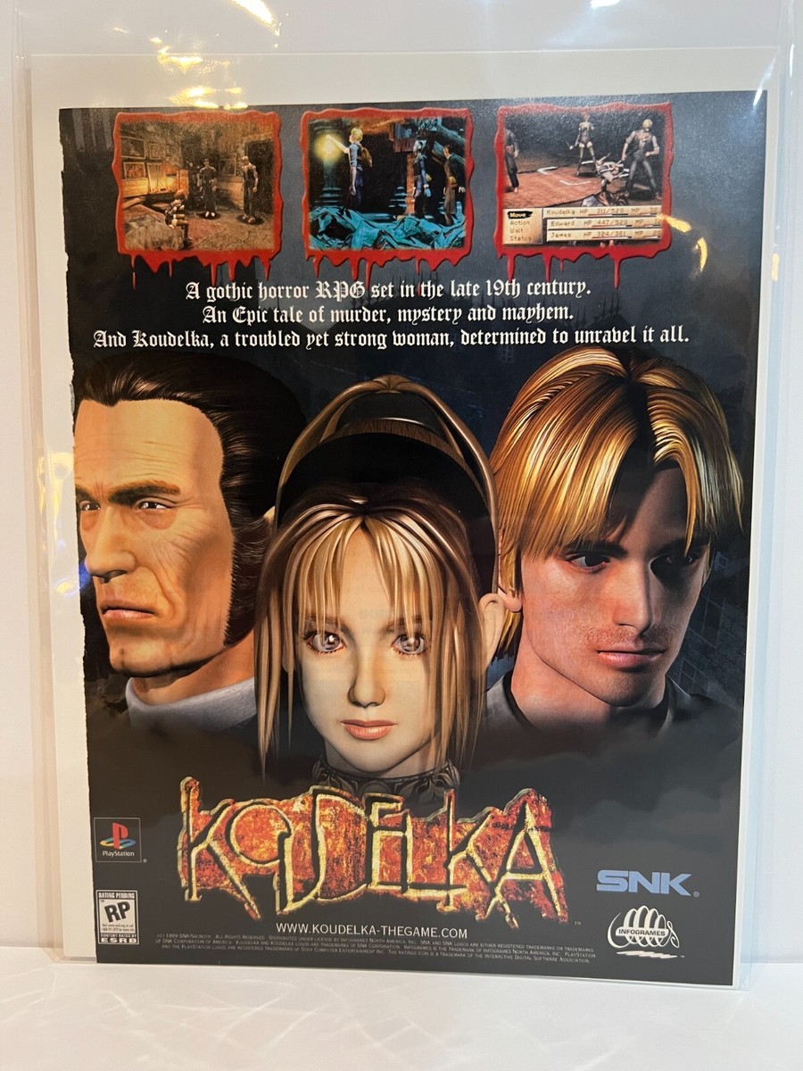 Koudelka - Promotional Magazine Ad - PlayStation - PS1 - SNK