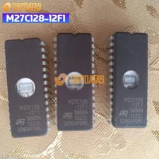 5PCS M27C128-12F1 DIP-28 IC #R10